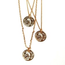 Grecian COIN Pendant NECKLACE