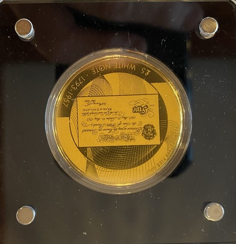 Solid 24k gold coin - “, £5