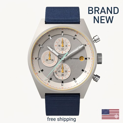 Detomaso d10 chrono solar gray - solar,