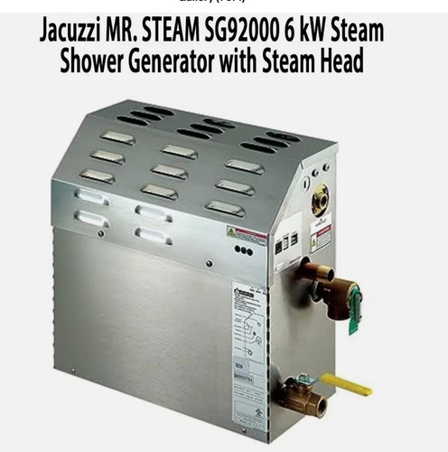 Jacuzzi steam sg92000 - steam, kw