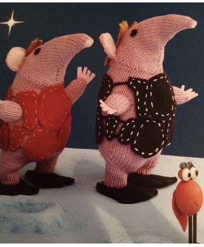 Clangers family knitting - clangers,