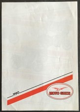 MOTO GUZZI MOTORCYCLE Range Sales Brochure 1990  Mille GT 750 TARGA V65 Florida+