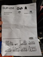 Summit SUP-058 Premium Multi Fit Roof Bars, Black Steel, Set of 2 - New