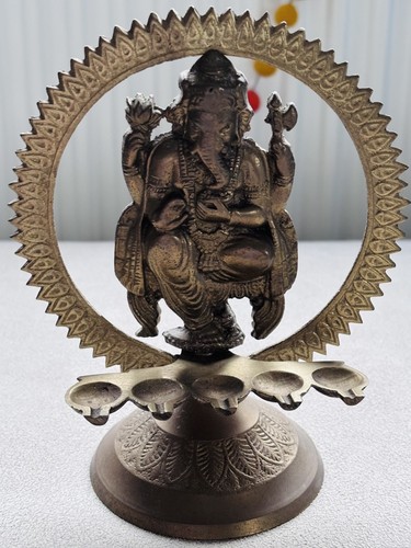 Vintage brass ganesh - vintage,