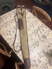 Buffalo River Canvas & Leather Rifle Slip – Fleece Lined – Vintage Shooting Gun 