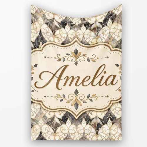 Soft fleece blanket elegant - blanket,