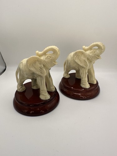 Vintage faux ivory - faux, elephant
