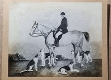 Old B&W Print Photography Rare Antique Master of the East Sussex Fox Hounds