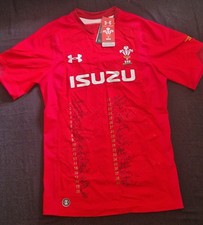 2019 Signed Wales Rugby Jersery - Limited Edition - Grand Slam Winning