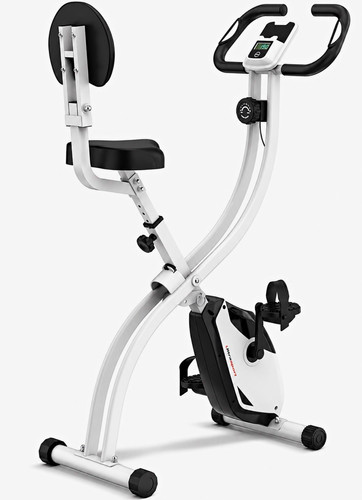 Foldable upright exercise bike - foldable,