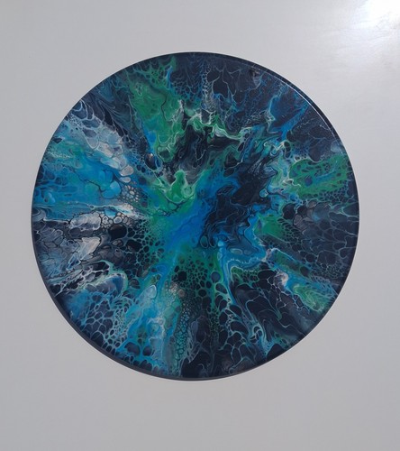 Handmade painting fluid art - handmade,