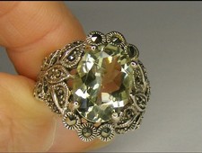 Prasiolite Green Amethyst &