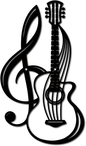 Elegant metal guitar - elegant,