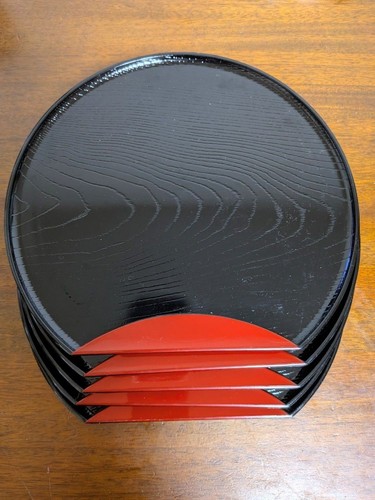 Half moon shaped trays - shaped, 5pcs