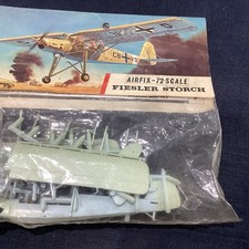 VERY RARE 1960s AIRFIX 72 SCALE BAGGED Fieseler Storch