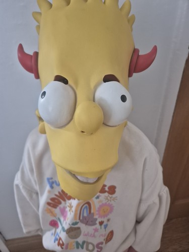 Rare bart simpson latex - simpson, devil