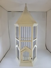 Wooden Decorative White Bird