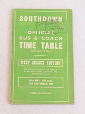 Bus Coach Timetable Southdown
