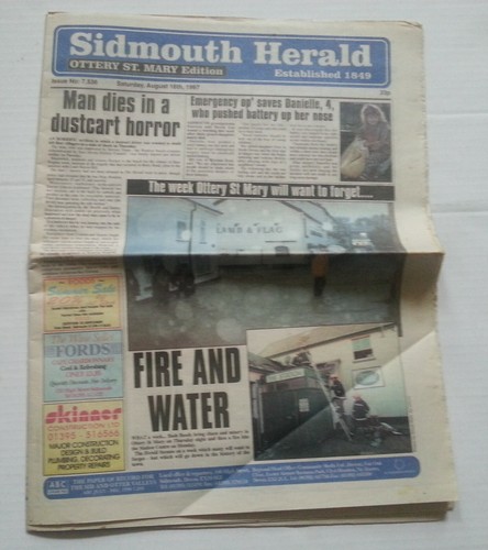 Sidmouth herald newspaper - sidmouth,