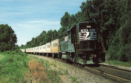 Postcard train norfolk - postcard,