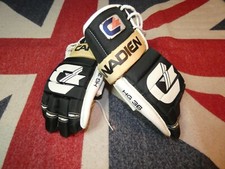 Vintage Canadian  Ice Hockey Gloves 1980's Size 14" Retro Rare Collectible