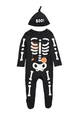 baby Halloween Skeleton Black