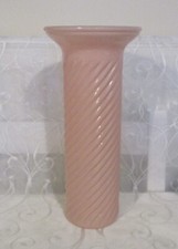 Vintage Pink Ribbed Spiral