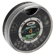 4 Way Mini Split Shot Weights Non Toxic Leads AAA BB No1 No4 Coarse Carp Fishing