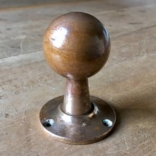 Single Brass Antique Door Knob
