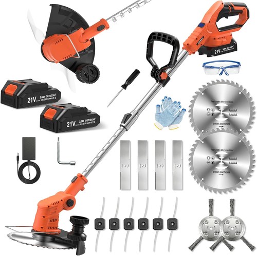 Cordless strimmer with - 4, in