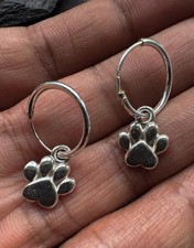 Solid 925 Sterling Silver Paw