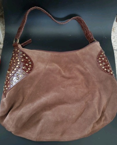 Bloomingdales leather suede - leather,