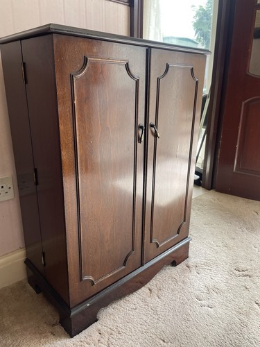 Dvd mahogany cabinet - mahogany,