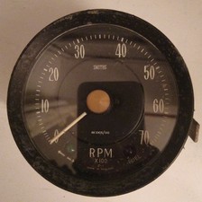 Ultra Rare Bristol 406 / Sunbeam Tiger Rev Counter & Bracket