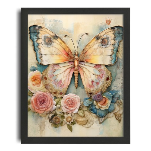 Shabby chic wall - shabby,