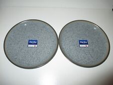 Denby Studio Grey 2 Medium Coupe Plates New First Quality Excellent Condition