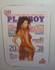 Playboy Magazine Cover AUG 2007 GARCELLE BEAUVAIS Fridge MAGNET 2.5 x 3.5"   P16