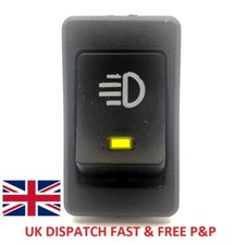 12V 35A Universal amber Car Fog Light Rocker Switch  Dash Dashboard 4Pin yellow