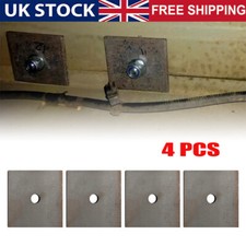 4Pcs 6mm Thick Spreader Plates For Van Seat, Crew Or Camper Conversion UK STOCK