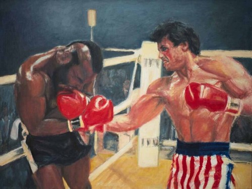 Art print rocky - balboa, &