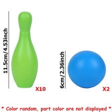 1Set Indoor Bowling Game 10Pcs