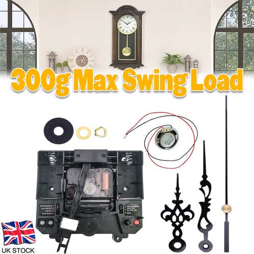 Pendulum clock movement with - pendulum,