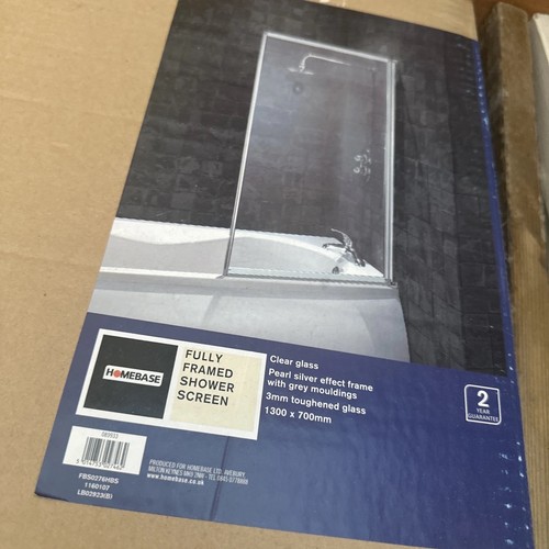 Fully framed shower screen - framed,