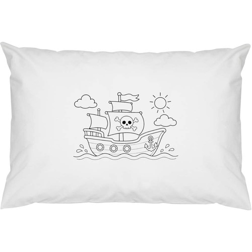 Pirate ship outline - x,