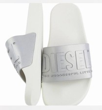 Diesel Logo Slide Sandals