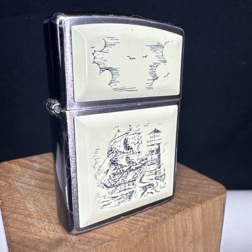 1992 zippo lighter dark chrome - 1992,