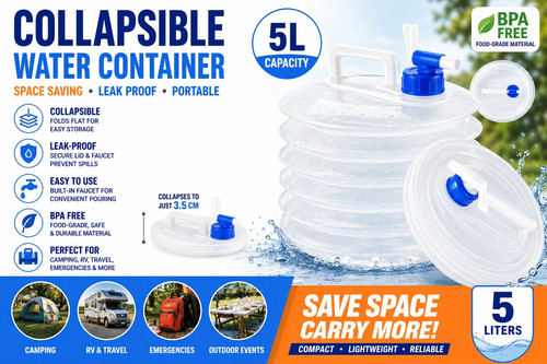 Collapsible water carrier - collapsible,
