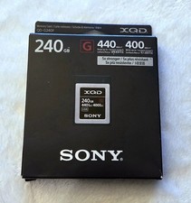 Sony XQD G Series 240GB Memory Card QDG240F 440mb/S 400mb/S