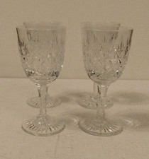 Set of 4 Vintage Thomas Webb 'Wellington' Crystal Sherry Glasses