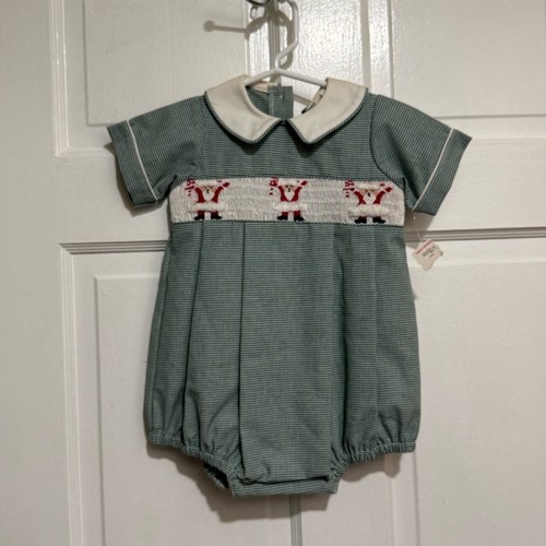 New month smocked christmas - new,